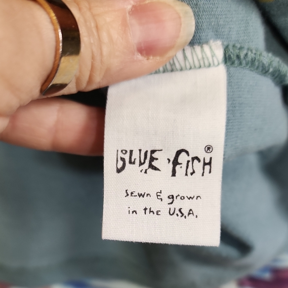 Blue Fish Dreamy Text Graphic Tee in Sky Blue - Picture 5 of 7